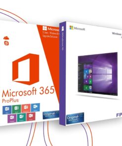 MICROSOFT OFFICE 365 VITALICIO + MICROSOFT WINDOWS 10 PRO 1 LICENÇA