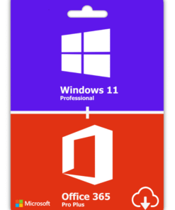 MICROSOFT OFFICE 365 VITALICIO + MICROSOFT WINDOWS 11 PRO 1 LICENÇA